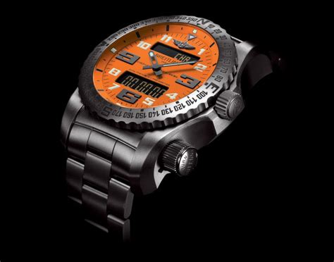 breitling emergency ii watch doubles as a satellite emergency beacon|blackwater breitling watch for sale.